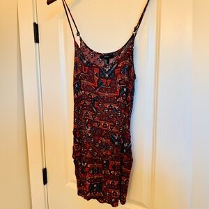 Forever 21 printed romper size medium
